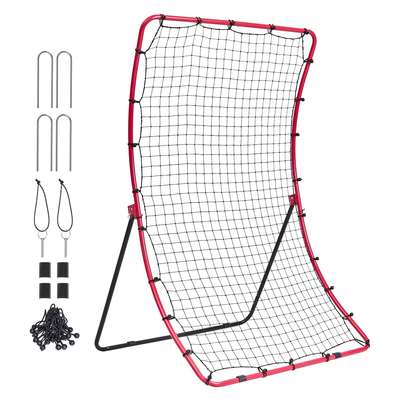 VEVOR δίχτυ μπέιζμπολ και σόφτμπολ Rebounder 4x5,5 ft PitchBack All Angle Fielding