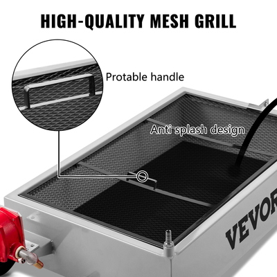 Δεξαμενή αποστράγγισης λαδιού VEVOR 15 γαλόνι, δοχείο αποστράγγισης λαδιού χαμηλού προφίλ 57 λίτρων, λεκάνη αλλαγής λαδιού μεγάλης χωρητικότητας, πτυσσόμενο χέρι, με αντλία, σωλήνας, περιστρεφόμενοι τροχοί για αυτοκίνητο, SUV, Αποστράγγιση λαδιών φορτηγών