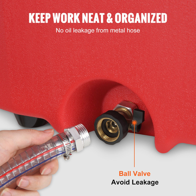 VEVOR 16 Gallon Fuel Caddy, 7,8 L/min, Φορητό δοχείο αποθήκευσης αερίου με ελαστικούς τροχούς χειρός αντλίας, δοχείο αποθήκευσης μεταφοράς καυσίμου για βενζίνη Diesel Machine Oil Car Mowers Tractor Boat Motorcycle