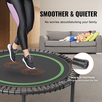 VEVOR 40&quot; Πτυσσόμενο Mini Fitness Trampoline Adults Indoor Exercise Rebounder