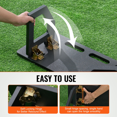 VEVOR 32&quot;X12&quot; Soccer Rebounder Board Φορητός τοίχος ποδοσφαίρου με 2 γωνίες Rebound