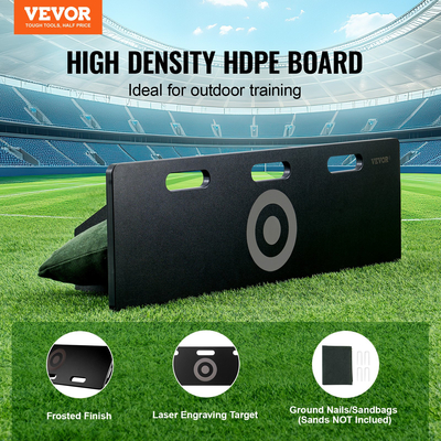VEVOR 40&quot;X12&quot; Soccer Rebounder Board Φορητός τοίχος ποδοσφαίρου με 2 γωνίες Rebound