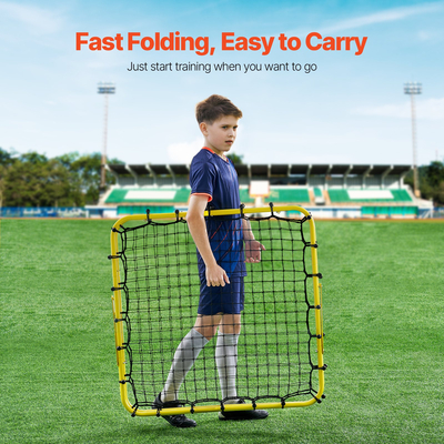 Φορητό δώρο προπόνησης ποδοσφαίρου VEVOR 40&quot;x35&quot;x37&quot; Soccer Rebounder Net Kick-Back