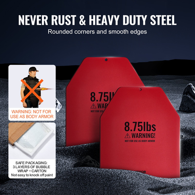 VEVOR Weight Vest Plates for Strength Trainning Running Workout 2x8,75 LB Plates