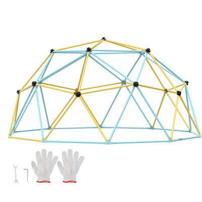 VEVOR Climbing Dome, 10FT Geometric Dome Climber Play Center για παιδιά 3 έως 10 ετών, Jungle Gym Supports 750LBS and Easy Assembly, with Climbing Grip, Outdoor Backyard Play Equipment for Children