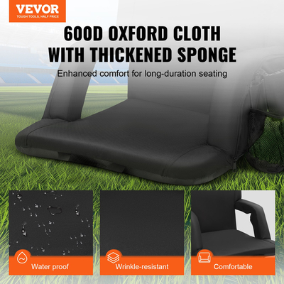 Φορητή ανακλινόμενη καρέκλα λευκαντή με διπλή θερμαινόμενη βάση στήριξης πλάτης VEVOR