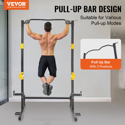 VEVOR Squat Stand Power Rack Ρυθμιζόμενο Βάρος Barbell Heavy Duty Βάρος Γυμναστήριο για το σπίτι