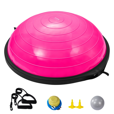 VEVOR 26&quot; Half Exercise Ball Trainer Yoga Balance Stability Band Resistance Ball