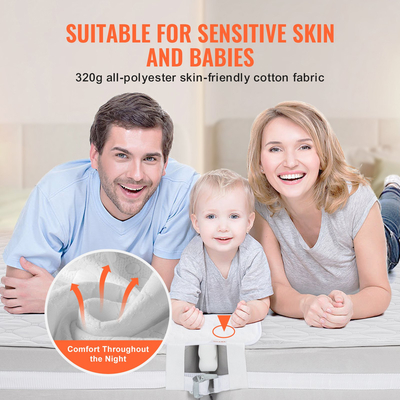 VEVOR Bed Bridge Μετατροπέας King Kit Μεταλλική πόρπη και τσάντα αποθήκευσης 75&quot; L x 10&quot; W