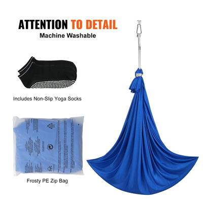 VEVOR Sensory Swing για Παιδιά, 3,1 Yards, Therapy Swing για παιδιά με Ειδικές Ανάγκες, Cuddle Swing Εσωτερική αιώρα εξωτερικού χώρου για Παιδί &amp; Ενήλικες με Αυτισμό, ΔΕΠΥ, Aspergers, Αισθητηριακή ολοκλήρωση, Μπλε