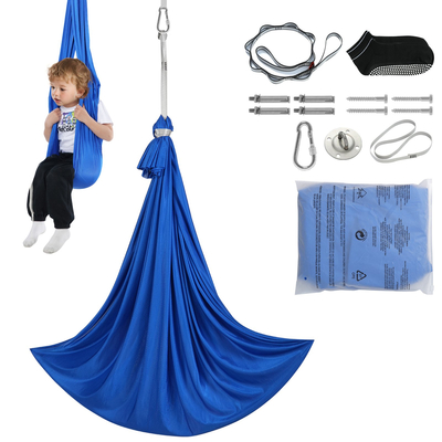 VEVOR Sensory Swing για Παιδιά, 3,1 Yards, Therapy Swing για παιδιά με Ειδικές Ανάγκες, Cuddle Swing Εσωτερική αιώρα εξωτερικού χώρου για Παιδί &amp; Ενήλικες με Αυτισμό, ΔΕΠΥ, Aspergers, Αισθητηριακή ολοκλήρωση, Μπλε