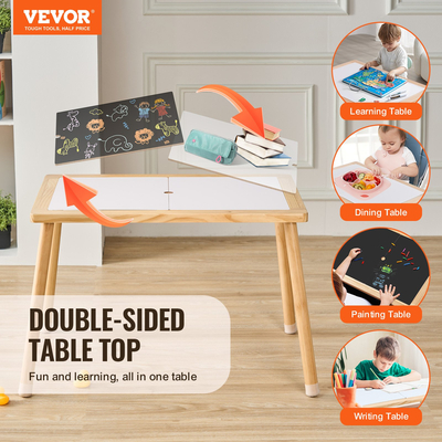 Τραπέζι VEVOR Sensory for Toddlers Παιδικό Τραπέζι Δραστηριοτήτων με Επιτραπέζιο Διπλής Όψης