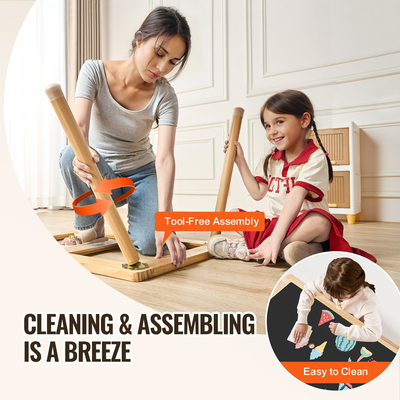 Τραπέζι VEVOR Sensory for Toddlers Παιδικό Τραπέζι Δραστηριοτήτων με Επιτραπέζιο Διπλής Όψης