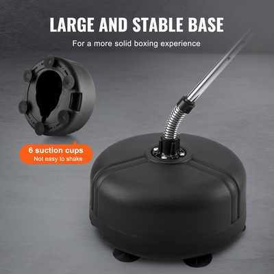 Τσάντα μποξ VEVOR, τσάντα πυγμαχίας Reflex για εφήβους και ενήλικες, ρυθμιζόμενο ύψος σετ τσάντα ελεύθερης στάσης με γάντια και βάση του μποξ, τσάντα ταχύτητας για προπόνηση, εξοπλισμός πυγμαχίας, ανακούφιση από άγχος και γυμναστική