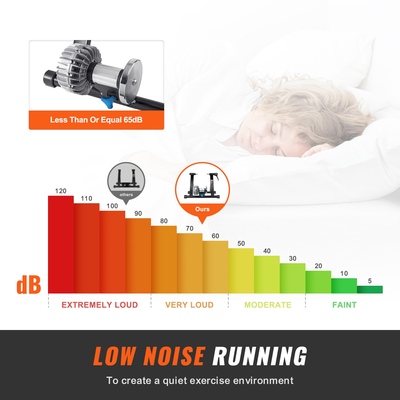 VEVOR Bike Trainer Stand, Fluid Stationary Bike Stand για τροχούς 26&quot;-29&quot;, Flywheel μείωσης θορύβου, φορητή βάση ποδηλασίας για άσκηση ιππασίας σε εσωτερικούς χώρους, με μοχλό γρήγορης αποδέσμευσης &amp; ανύψωση μπροστινού τροχού