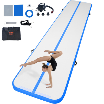 VEVOR 16FT Air Track Φουσκωτό Προπόνηση Γυμναστικής Πτυσσόμενο χαλάκι γυμναστικής με αντλία