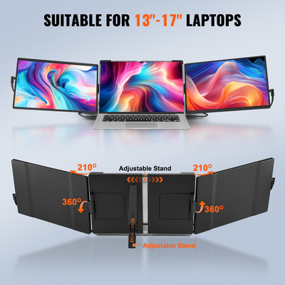 VEVOR Laptop Screen Extender 14&quot; HD 1080P φορητή οθόνη για φορητό υπολογιστή 13&quot;-17