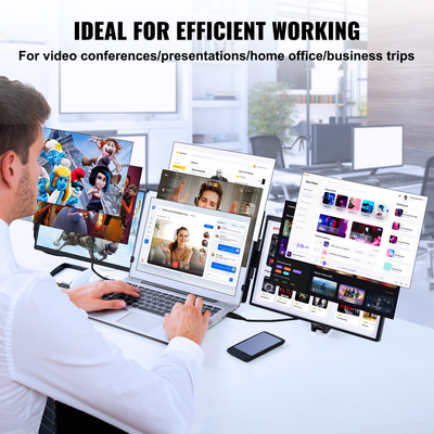 VEVOR Laptop Screen Extender 14&quot; HD 1080P φορητή οθόνη για φορητό υπολογιστή 13&quot;-17