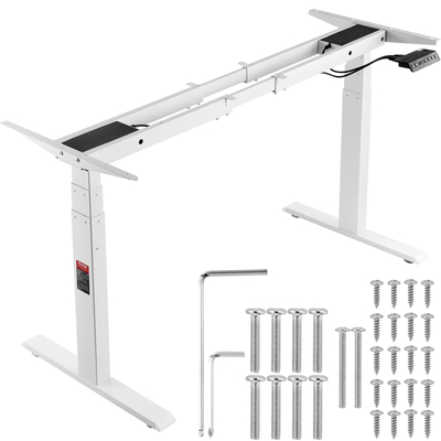 VEVOR Electric Standing Πλαίσιο γραφείου διπλού κινητήρα ρυθμιζόμενο 26&quot;-50,8&quot; H Λευκό