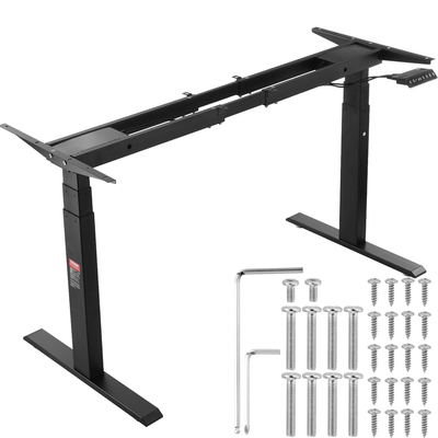 VEVOR Electric Standing Πλαίσιο γραφείου διπλού κινητήρα ρυθμιζόμενο 26&quot;-50,8&quot; H μαύρο