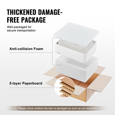 VEVOR Μοντέρνος Κεραμικός Νεροχύτης Μπάνιου 16&quot; x 12&quot; Πάγκος Νεροχύτης Μπάνιου Λευκός