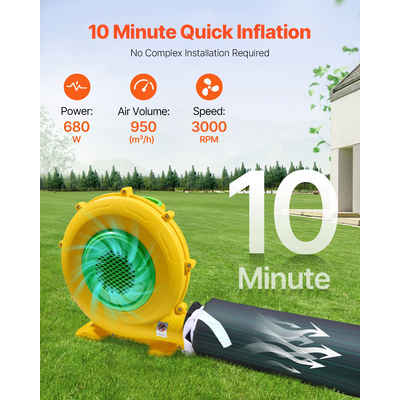 Φουσκωτό νυχτερινό κλαμπ VEVOR 19,7 x 16,4 x 12 Ft Blow up Party Ten with Lights