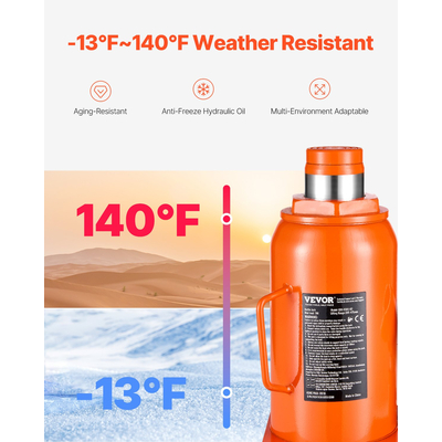 Εγχειρίδιο VEVOR Hydraulic Bottle Jack 30 Ton High Lift Automotive Car Repair Shop