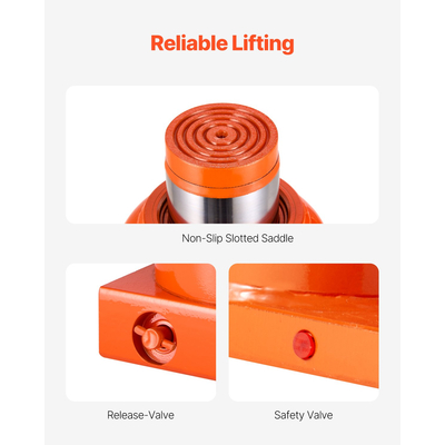 Εγχειρίδιο VEVOR Hydraulic Bottle Jack 50 Ton High Lift Automotive Car Repair Shop