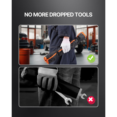 VEVOR Σετ Συνδυασμένα Γαλλικά 25 τεμαχίων Metric 6 mm έως 32 mm με Roll-up Pouch