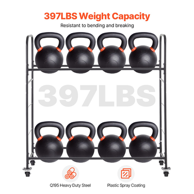 VEVOR Rolling Tire Storage Rack 2-Shelf Tire Holder μέχρι 12 Standard ελαστικά