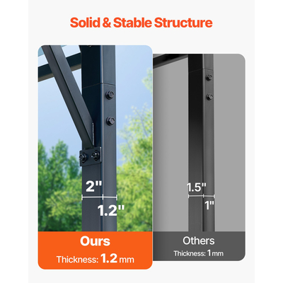 VEVOR 10&#039; x 15&#039; Metal Carport Heavy Duty Υπαίθριο Καταφύγιο Αυτοκινήτων Γκαράζ για Σκάφη