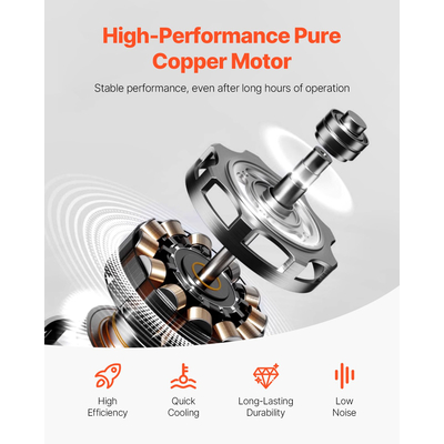 Περιλαμβάνεται λάδι αντλίας κενού VEVOR 5 CFM HVAC μονοβάθμιου περιστροφικού πτερυγίου