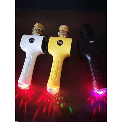 Ασύρματο μικρόφωνο Karaoke με ηχείο - M10 - 961867 - Yellow