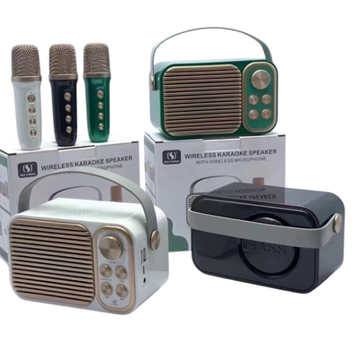 Ασύρματο ηχείο Bluetooth με μικρόφωνο Karaoke - YS-104 - 887295 - Dark Grey