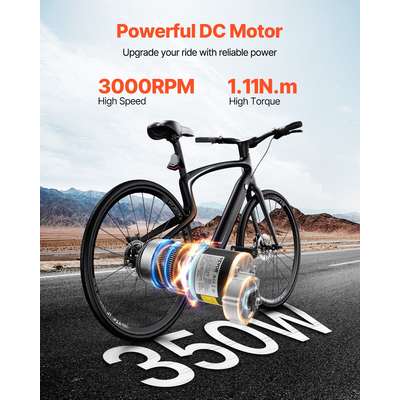 Ηλεκτρικός ισχυρός κινητήρας DC 350W 24V 3000rpm κινητήρας για E-Bike Dirt Bike DIY