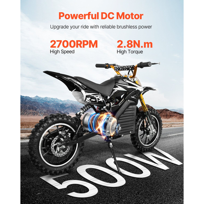 VEVOR 500W Electric Brushless DC Motor Kit 48V 2700rpm με αναβαθμισμένο χειριστήριο