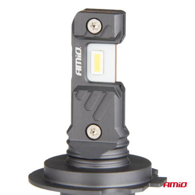 ΛΑΜΠΕΣ LED H7/Η18 12V 60W 6.000K 5.600lm +400% LED CAN-BUS HYBRID SERIES AMIO - 2 ΤΕΜ.