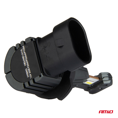 ΛΑΜΠΕΣ LED HΒ3 9005 / HIR1 / H10 12V 60W 6.000K 5.600lm +400% LED CAN-BUS HYBRID SERIES AMIO - 2 ΤΕΜ.