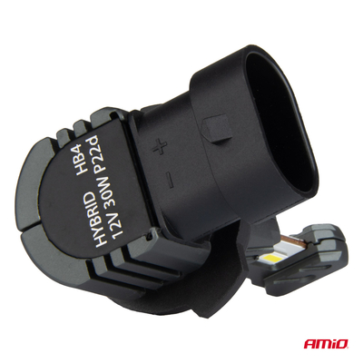 ΛΑΜΠΕΣ LED HΒ4 9006 12V 60W 6.000K 5.600lm +400% LED CAN-BUS HYBRID SERIES AMIO - 2 ΤΕΜ.
