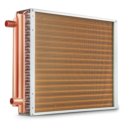 VEVOR 18&quot; x 20&quot; Εναλλάκτης θερμότητας Νερό σε Αέρα 3 σειρές 3/8&quot; Χάλκινες θύρες 242 πτερύγια
