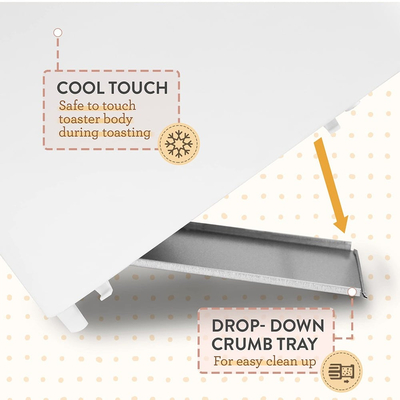 Τοστιέρα Elite Gourmet CoolTouch 7 Ρυθμίσεων