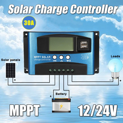 Ρυθμιστής Φόρτισης Φωτοβολταϊκών (12-24V,30A)