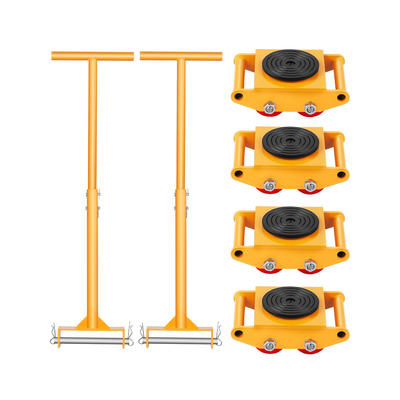 VEVOR Machine Skate 13228 lbs 6T Machinery Skate Dolly με λαβή περιστροφή 360°