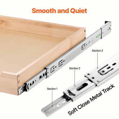 VEVOR Pull Out Organizer ντουλαπιού Soft Close Slideout Ξύλινο συρτάρι 20&quot;Wx21&quot;D