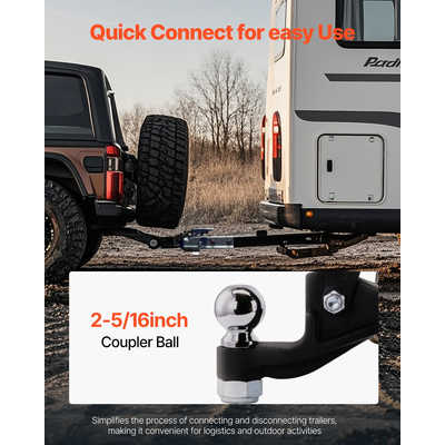 Γάντζος δέκτη VEVOR Pintle Hitch 2&quot; για δαχτυλίδι Lunette 2,5 έως 3 ιντσών 20000 λίβρες