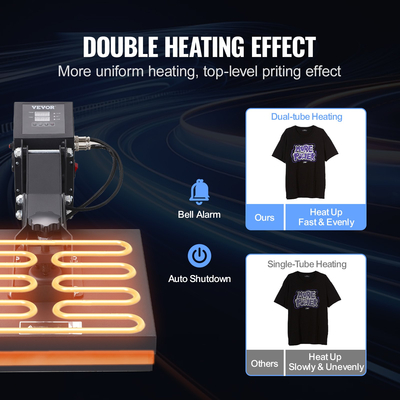 VEVOR Heat Press Machine 15 x 15 in Sublimation Printer Transfer για DIY T-shirt