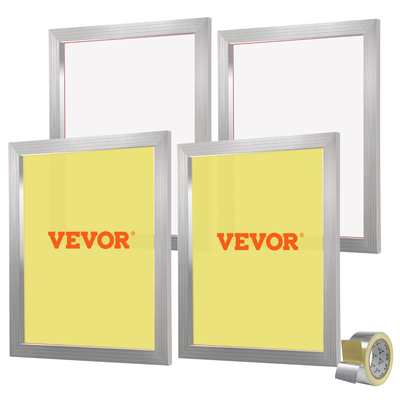 VEVOR Screen Printing Kit Μεταξωτό Πλαίσιο Μεταξοτυπίας 20x24in 355 Count Mesh 4τμχ