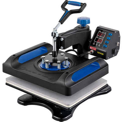 VEVOR Heat Press Machine, 12 x 15 ίντσες, Γρήγορη θέρμανση, 360 Swing Away Digital Sublimation T-Shirt Printer Vinyl Transfer, Canvas Bag, Pillow, Banner, Blue