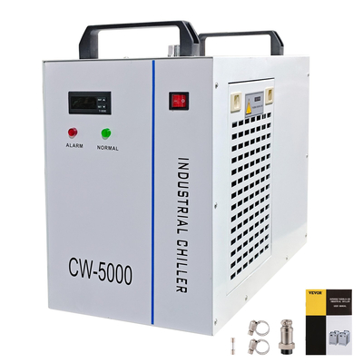 VEVOR 6L Tank Water Chiller CW-5000 Thermolysis Industrial Water Chiller Ψύκτη νερού για 80W 100W CO2 Glass Tube Cooler