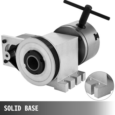 VEVOR CNC Περιστροφικό τσοκ 4 σιαγόνων περιστροφικού άξονα 100 mm 4th Axis Rotary Axis Tailstock CNC Router Engraver